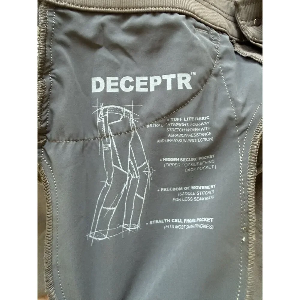 Kuhl Pants Mens 36x26 Expresso Deceptr Chinos Outdoor Utility Stretch RD